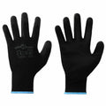 Vidaxl werkhandschoenen 12 pcs zwart 9 l polyester