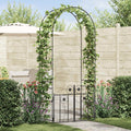 Vidaxl tuin boog met slot zwart 102 x 50 x 218 cm