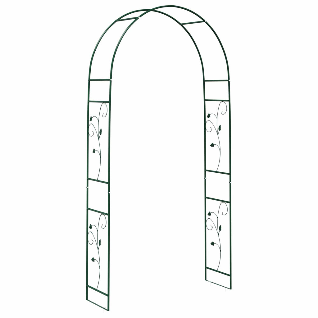 Vidaxl tuin boog bloemen groen 115 x 37 x 231 cm