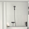 Vidaxl doucheset zwart g 1 2 inch