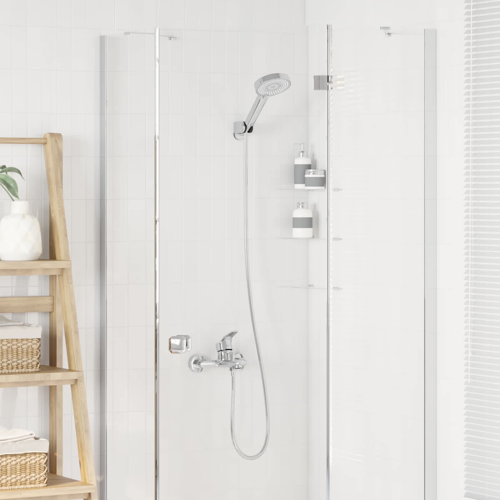 Vidaxl doucheset chroom g 1 2 inch