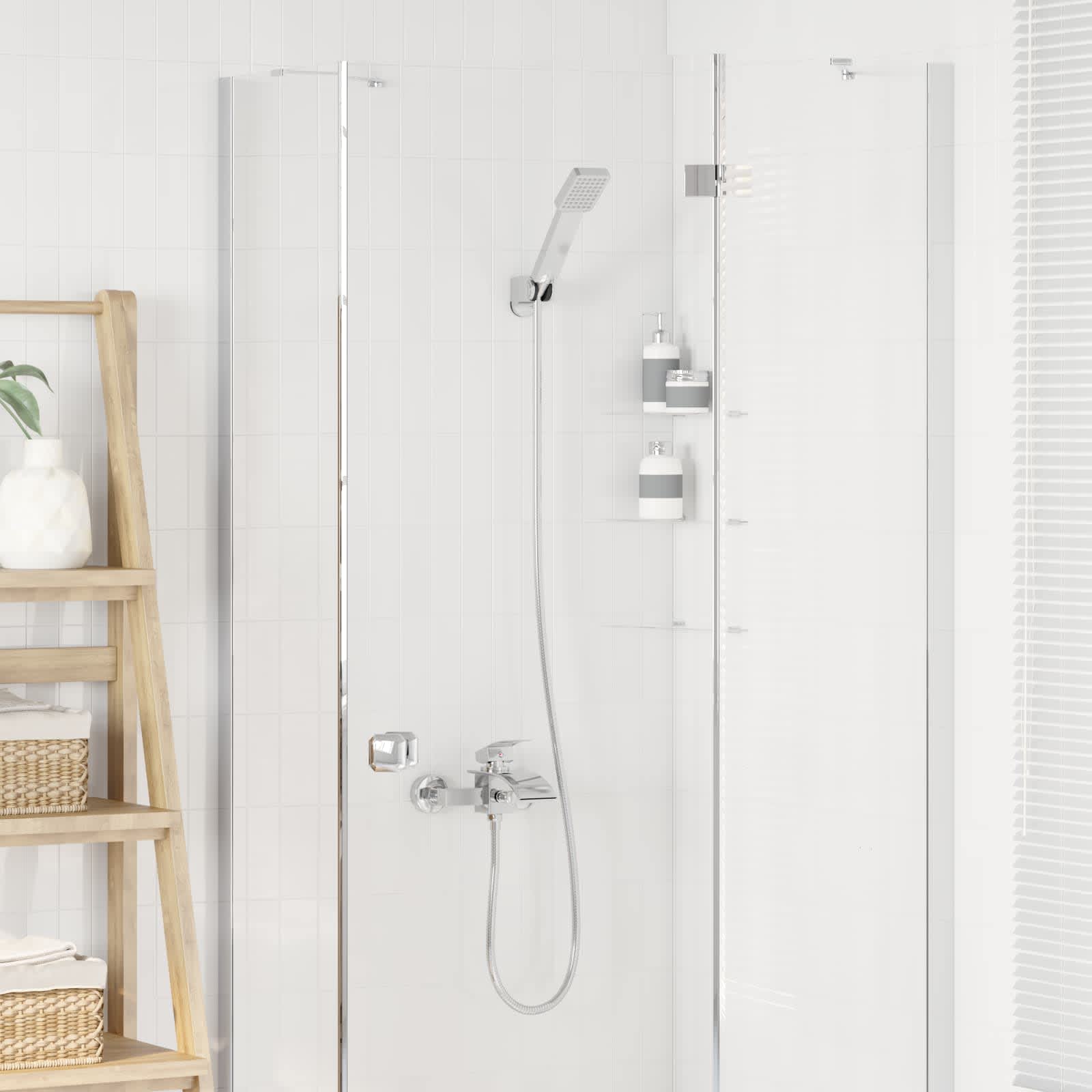 Vidaxl doucheset chroom g 1 2 inch