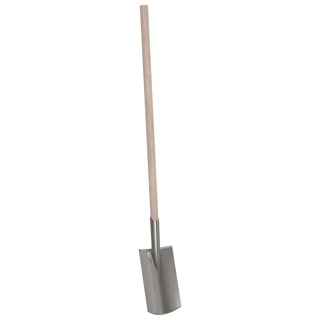 Vidaxl schep hoofd 4 pcs zilver 43 x 17 cm gepoedercoat staal