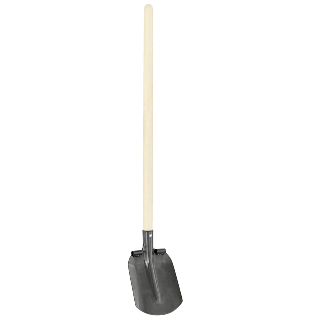 Vidaxl schep hoofd zilver 33 x 21 cm gepoedercoat staal