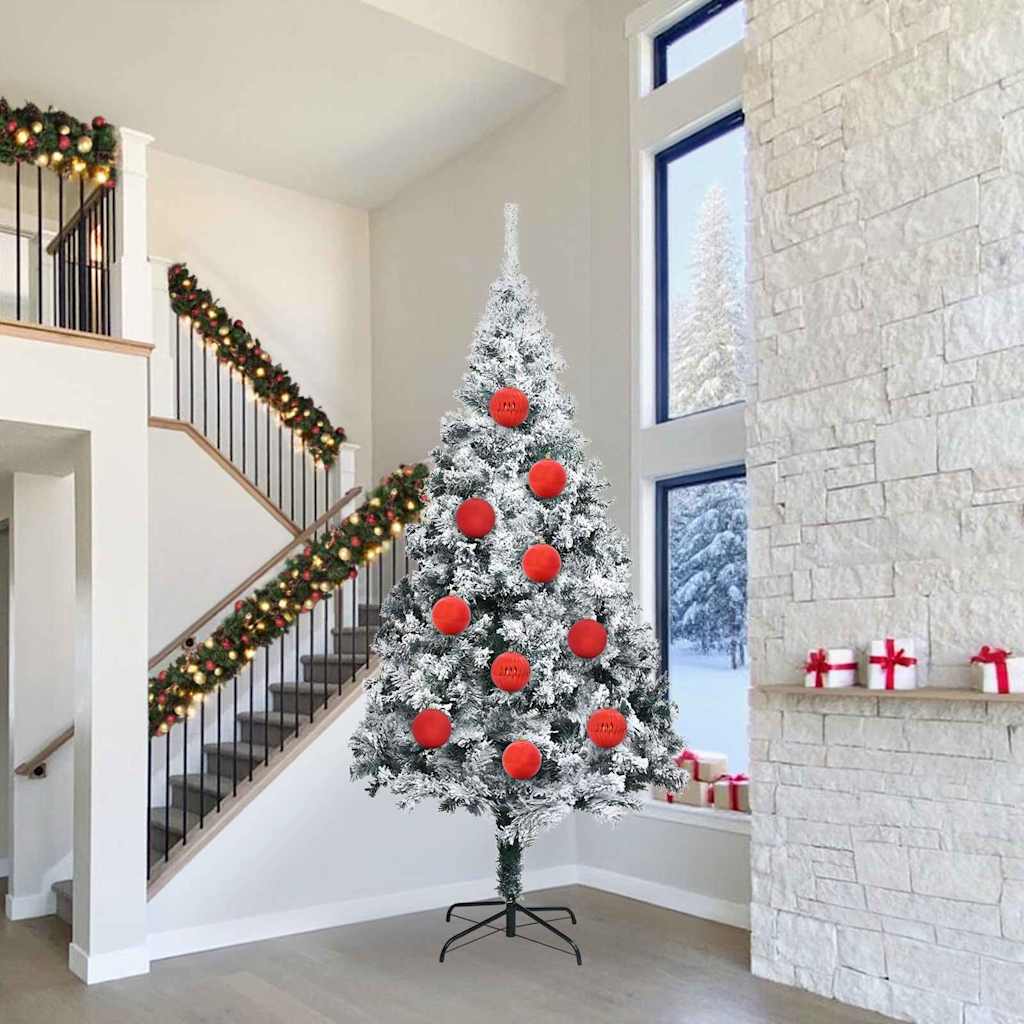 Vidaxl kerstbal set xxl 4 pcs rood kunststof