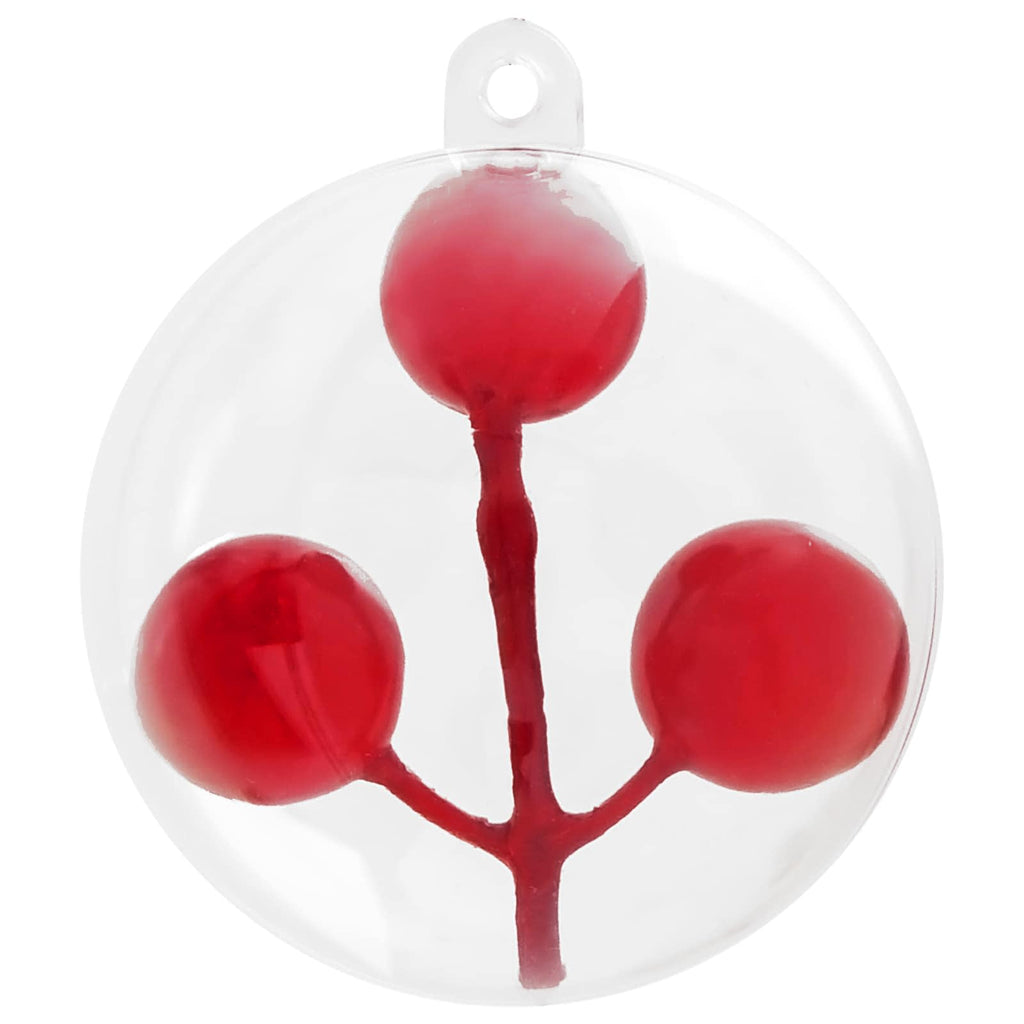 Vidaxl kerstbal set 50 pcs doorzichtig ø 5 cm