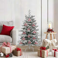 Vidaxl kerstbal set 25 pcs doorzichtig ø 10 cm