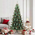 Vidaxl kerst spiralvorm bal 40 pcs groen kunststof