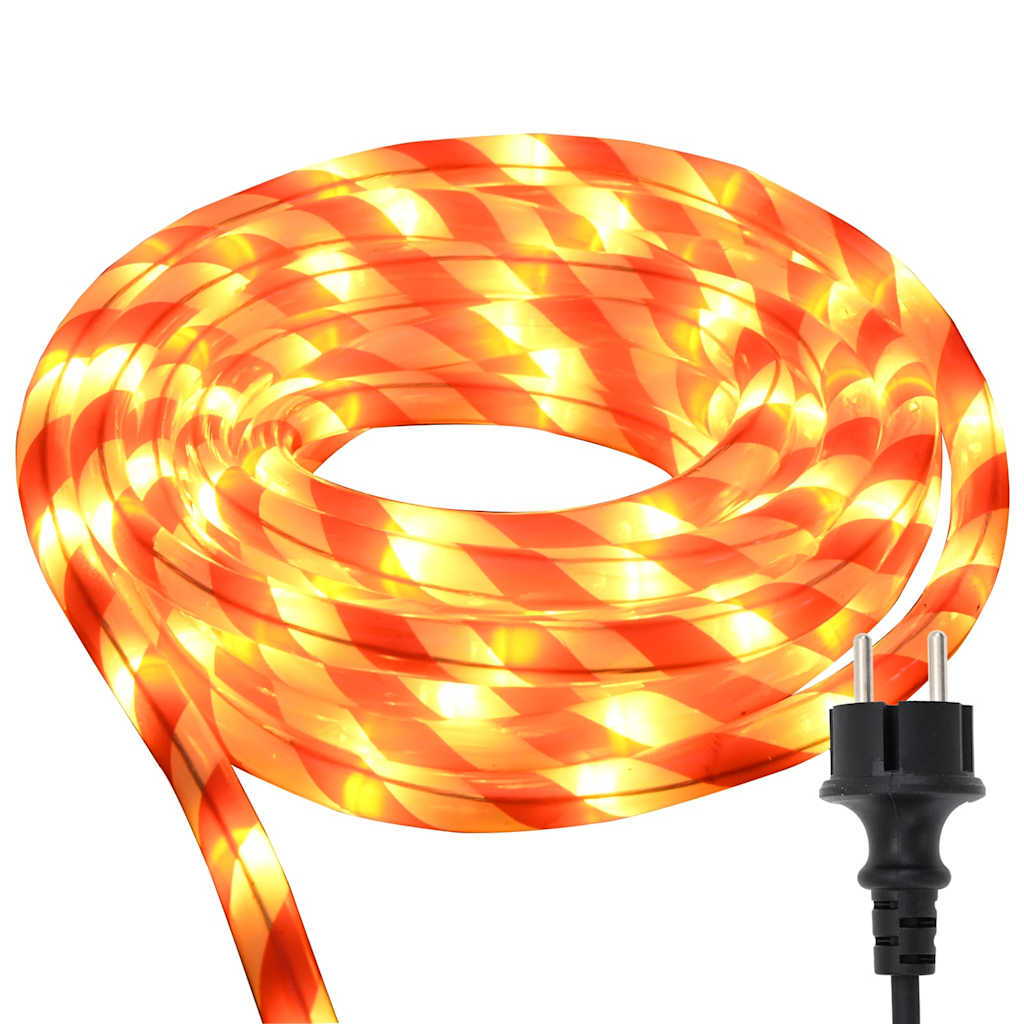 Vidaxl touwenlicht met 2400 led warmwit 100 m pvc
