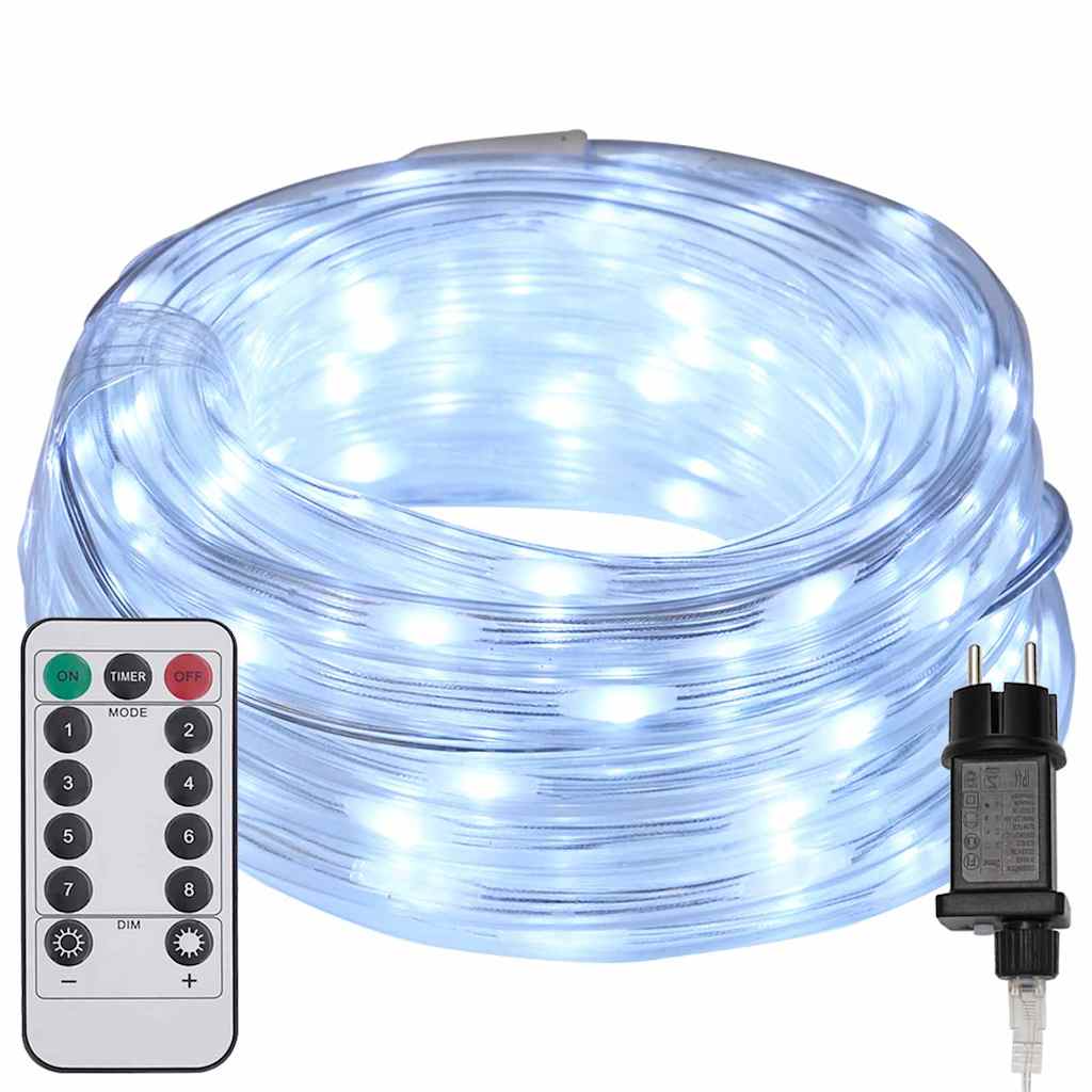 Vidaxl touwenlicht met 240 led koud wit 10 m pvc