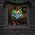 Vidaxl kerstbel met 144 led multikleur 57 x 47,5 cm pvc