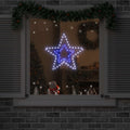 Vidaxl kerstster met 72 led koud wit 51,5 x 50 x 0,65 cm ijzer