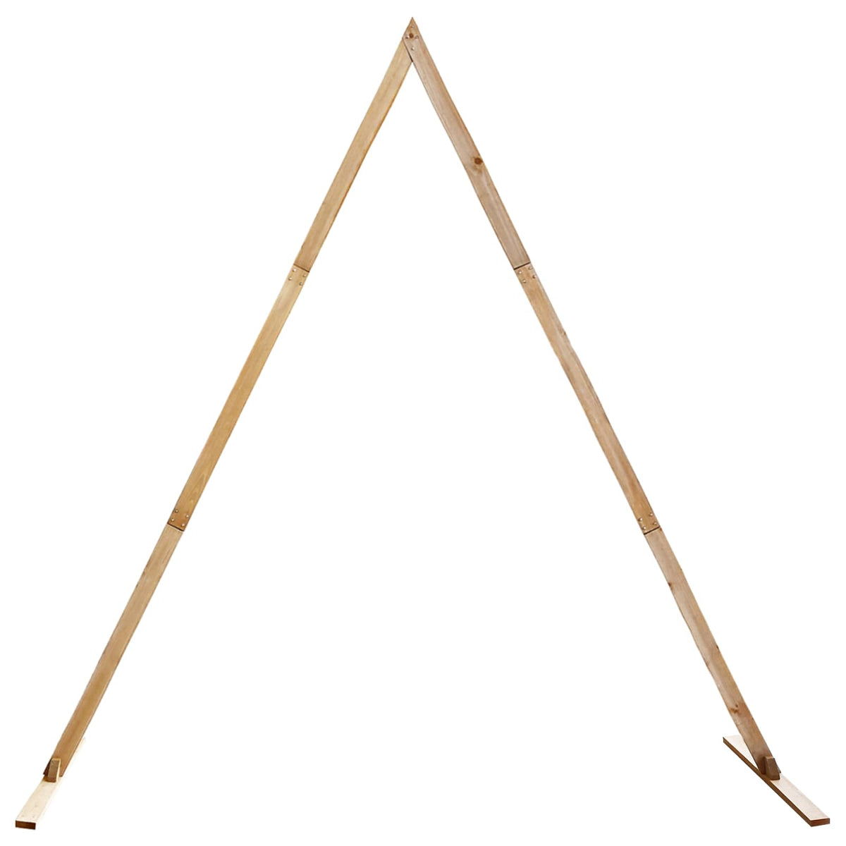 Vidaxl trouwrand licht bruin 202 x 95 x 254 cm massief grenenhout