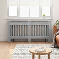 Vidaxl radiatorafdekking grijs sonoma 172 x 19 x 81,5 cm bewerkt hout
