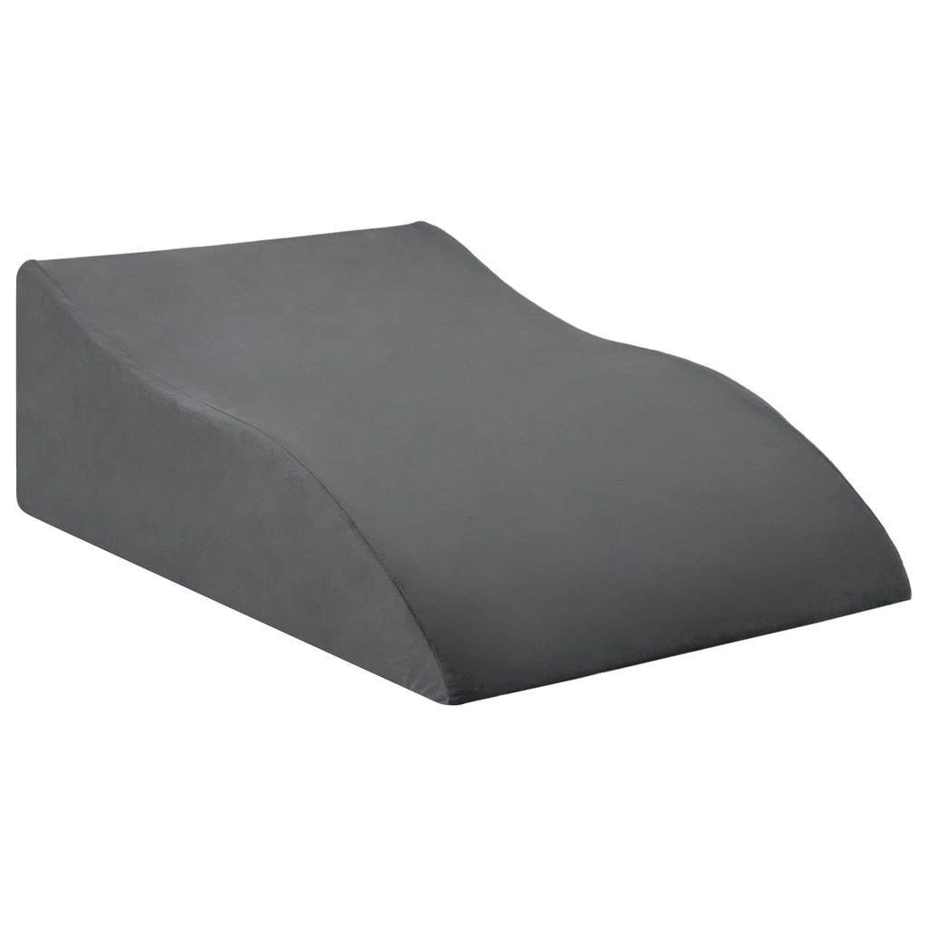 Vidaxl beenkussen grijs 68 x 41 x 21 cm