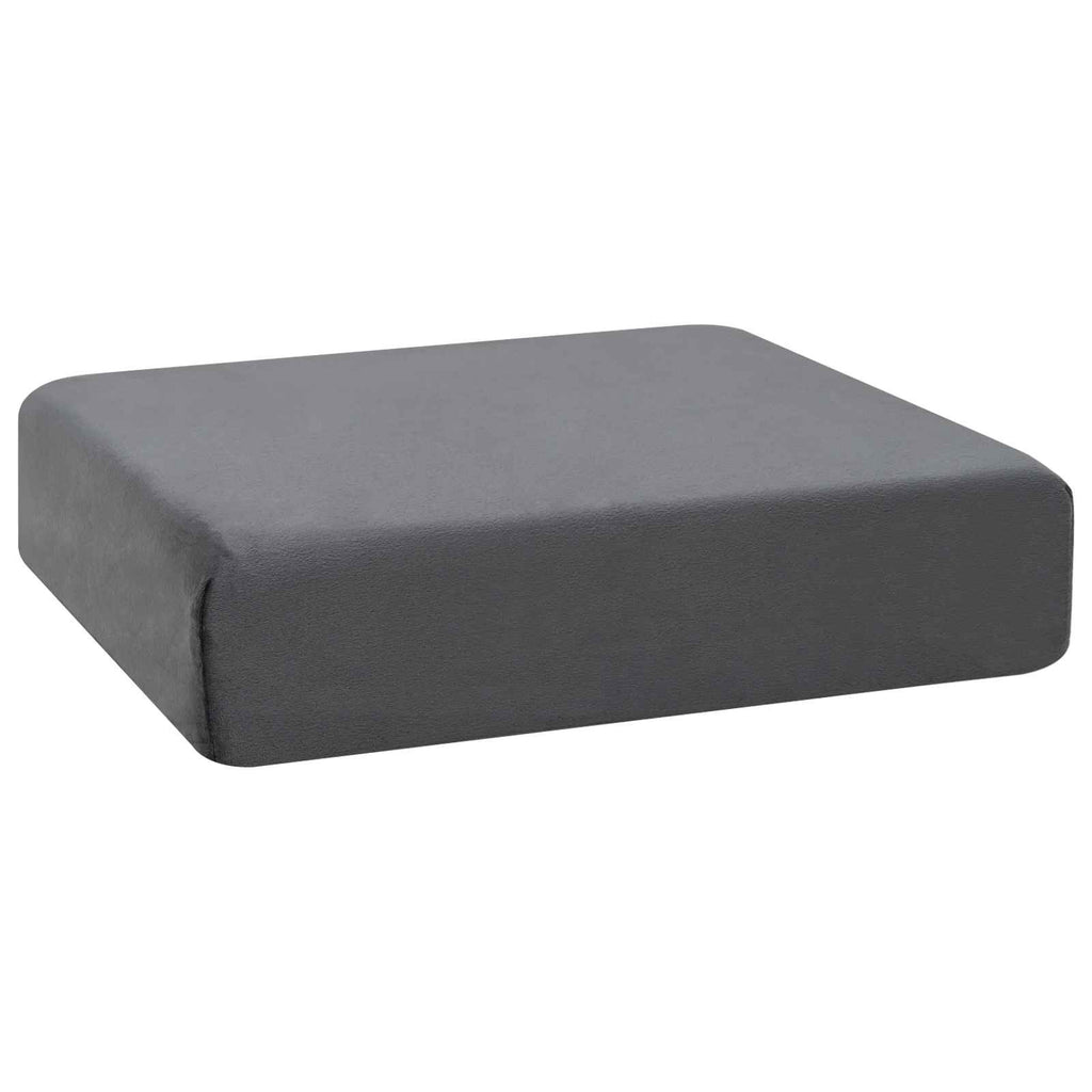 Vidaxl zitkussen 40 x 40 x 10 cm pu schuim grijs