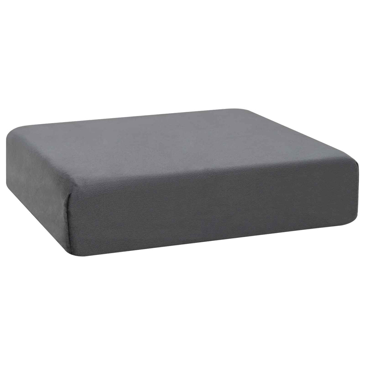 Vidaxl zitkussen 40 x 40 x 10 cm pu schuim grijs
