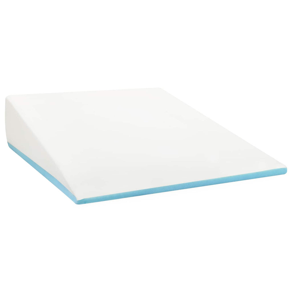 Vidaxl wedge kussen 69 x 64 x 19 cm medium traagschuim grijs