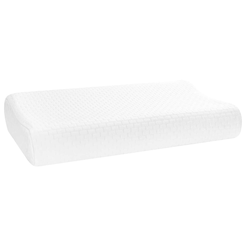 Vidaxl slapen kussen effen wit 60 x 37 x 12,5 cm