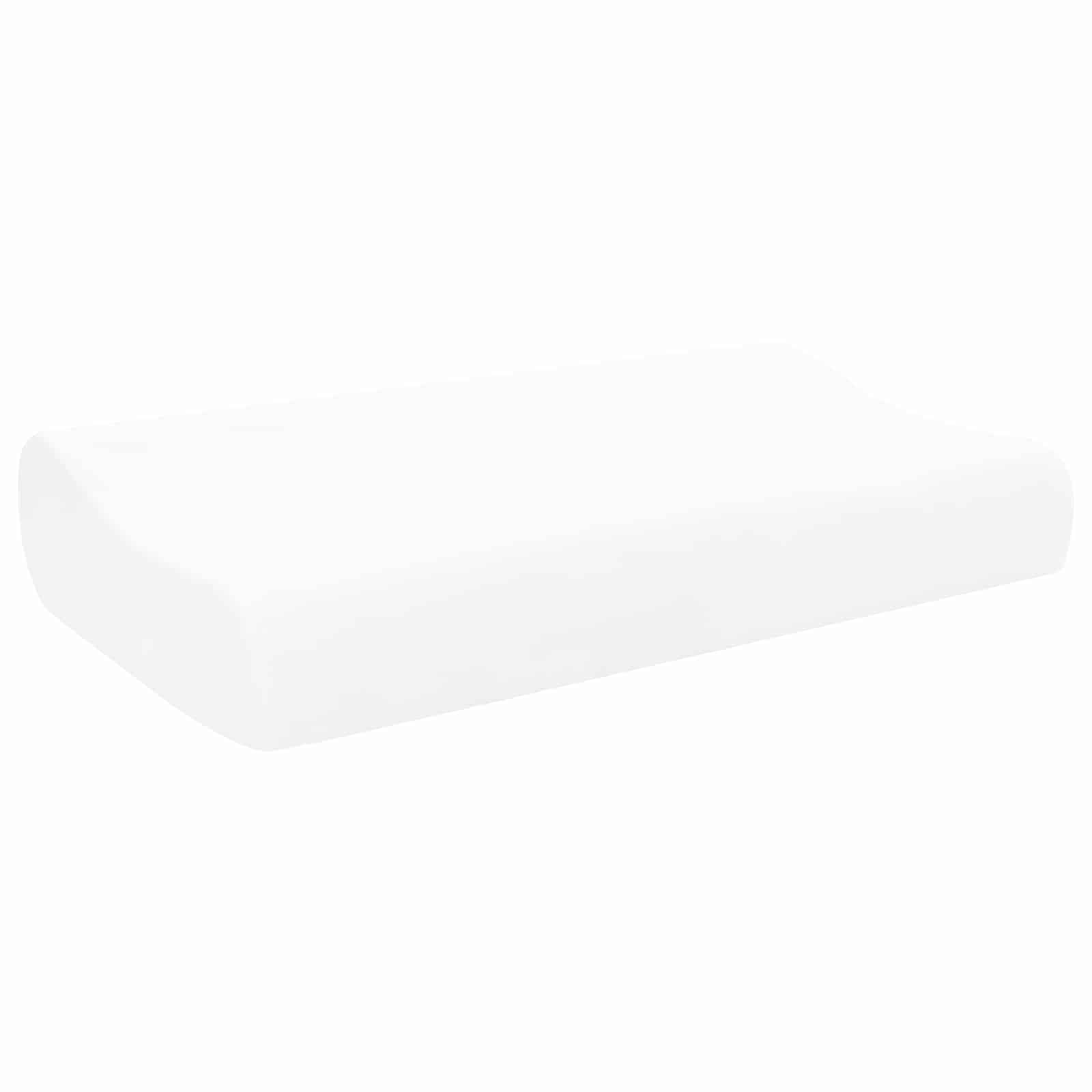 Vidaxl slapen kussen effen wit 57 x 37 x 11,5 cm