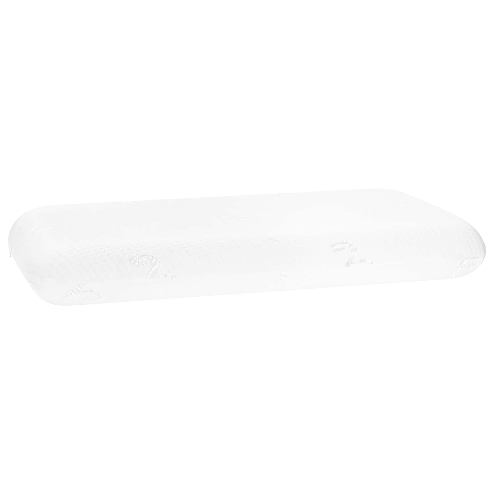 Vidaxl slapen kussen effen wit 70 x 36 x 11,5 cm