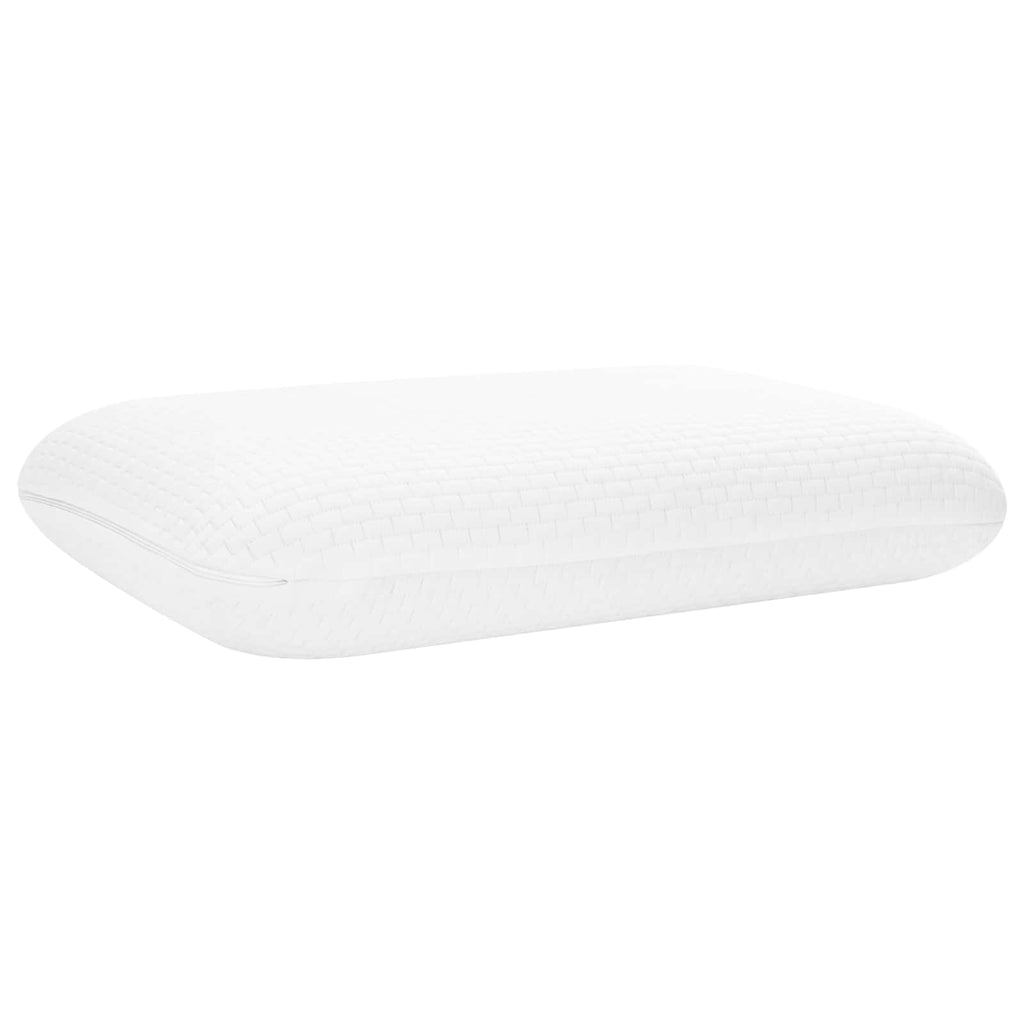 Vidaxl slapen kussen effen wit 60 x 40 x 13 cm
