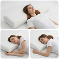 Vidaxl slapen kussen effen wit 70 x 36 x 13 cm