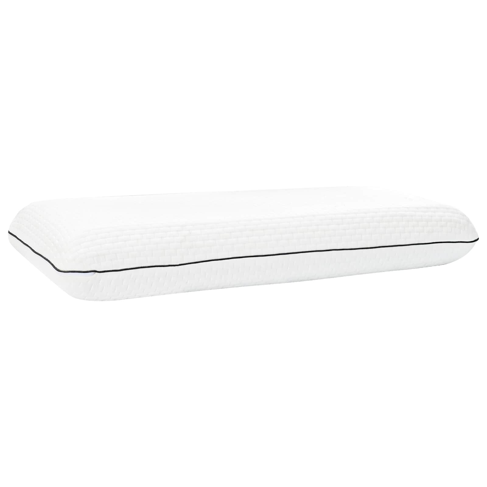 Vidaxl slapen kussen effen wit 80 x 40 x 12 cm