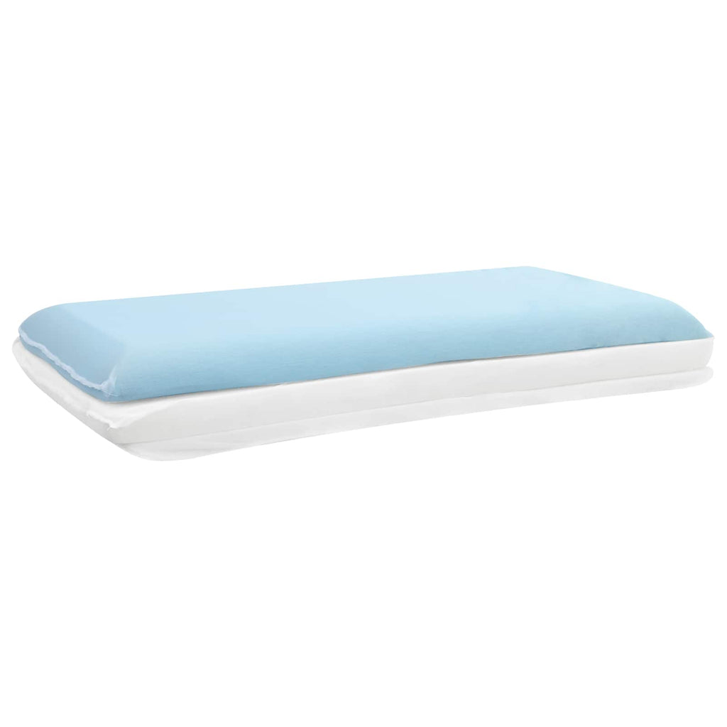 Vidaxl slapen kussen effen wit 70 x 35 x 10 cm