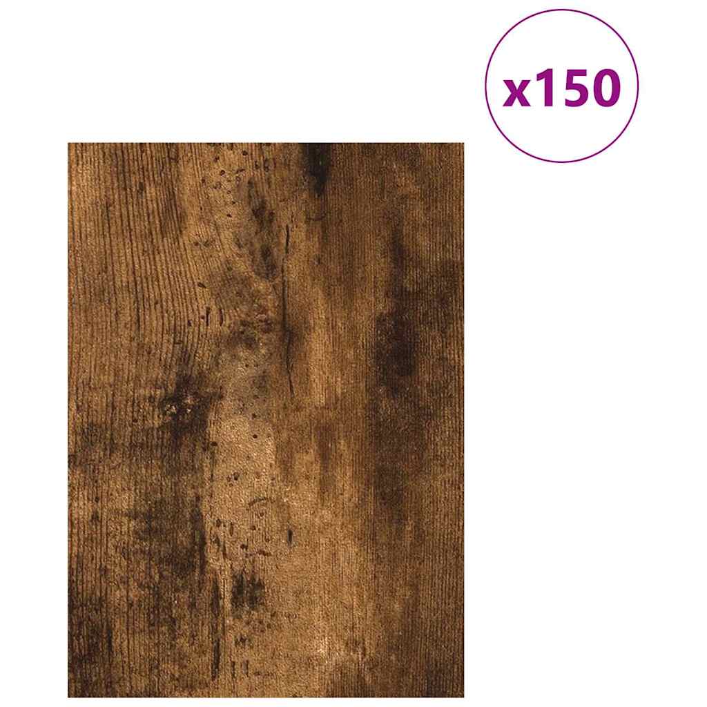 Vidaxl decorpanelen 150 pcs gerookt eiken 15 x 21 x 0.27 cm