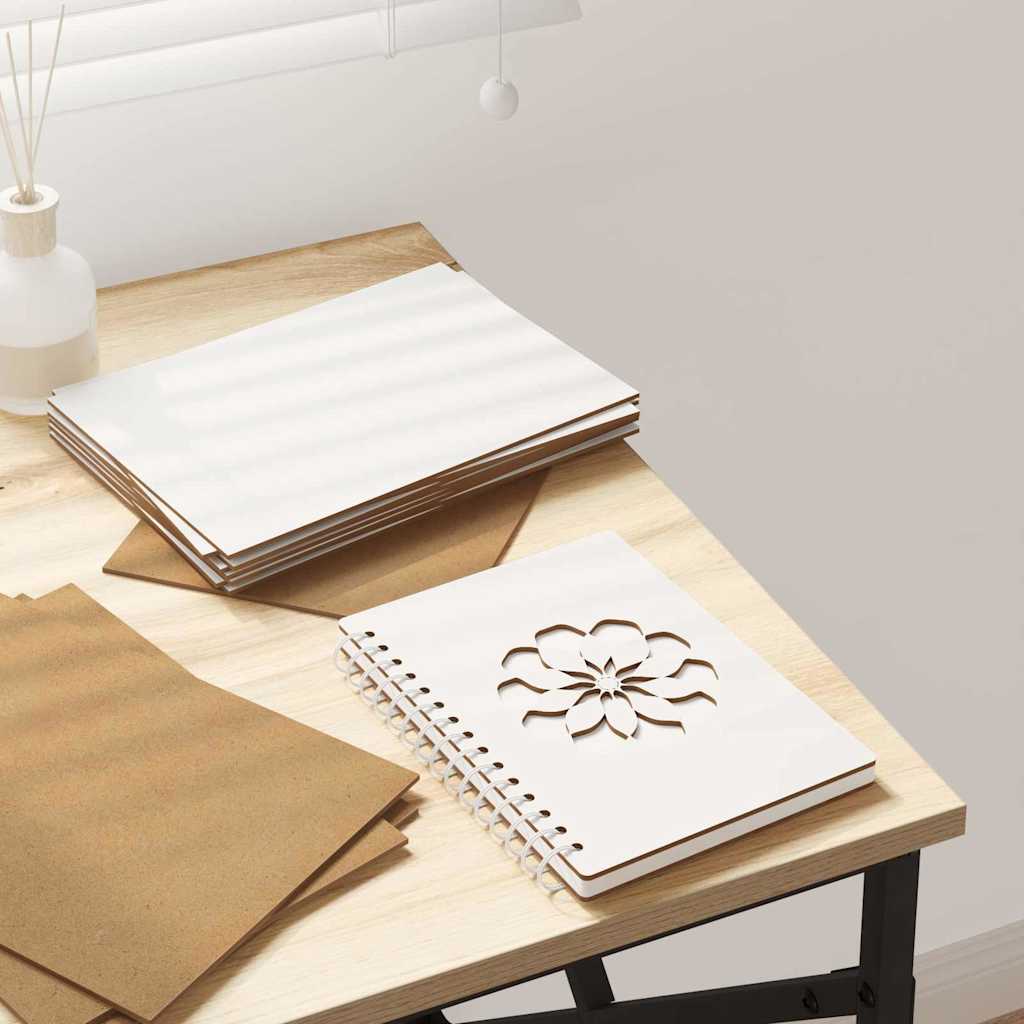 Vidaxl decorpanelen 50 pcs wit 21 x 30 x 0,27 cm bewerkt hout