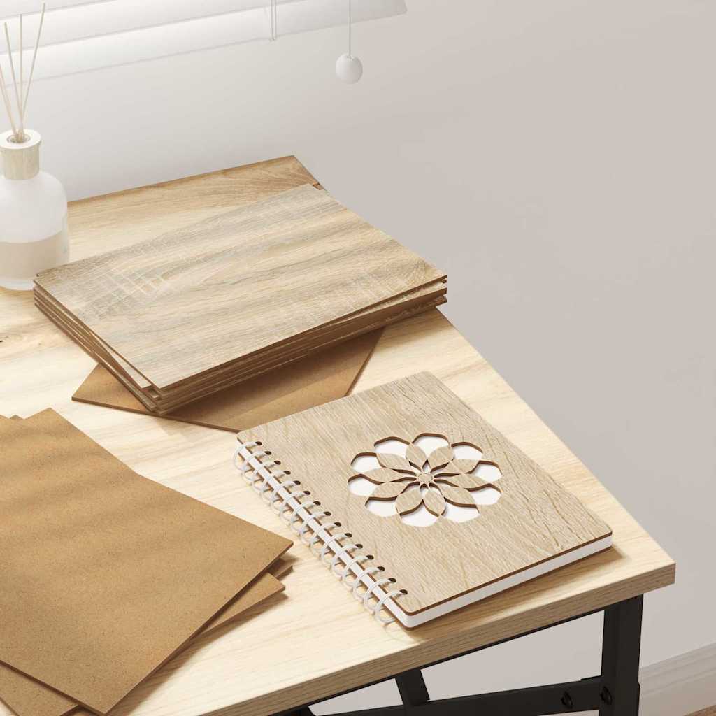 Vidaxl decorpanelen 50 pcs sonoma eiken 21 x 30 x 0,27 cm bewerkt hout