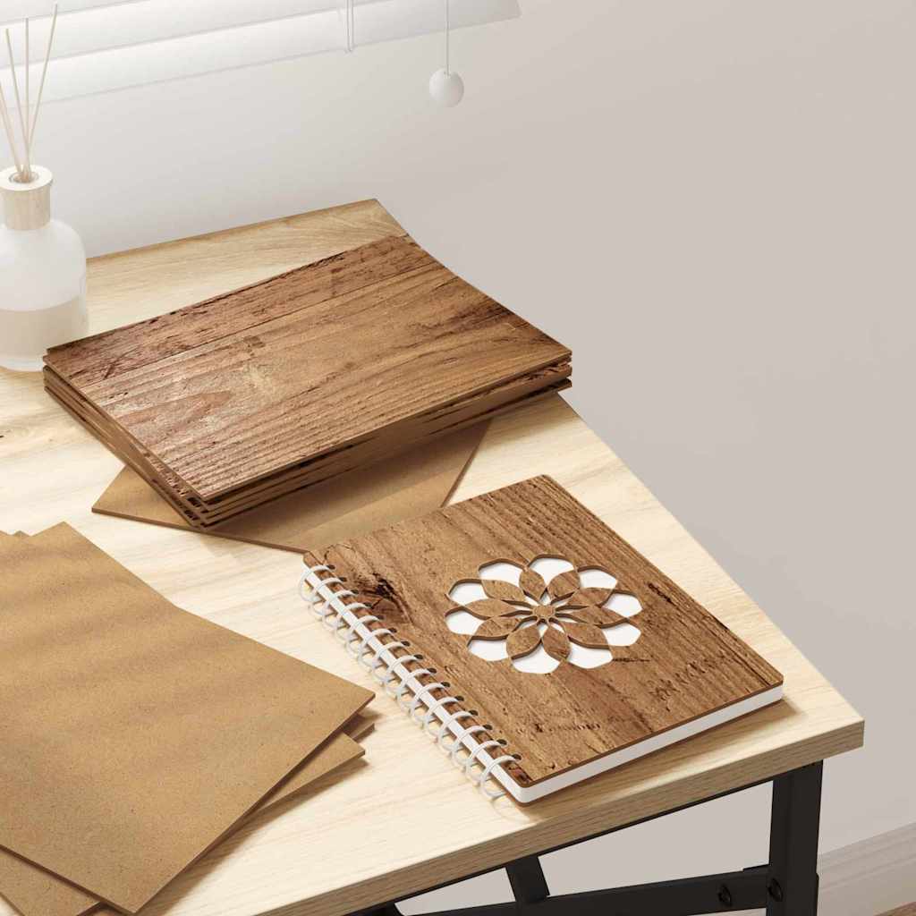 Vidaxl decorpanelen 50 pcs oudhout 21 x 30 x 0,27 cm bewerkt hout