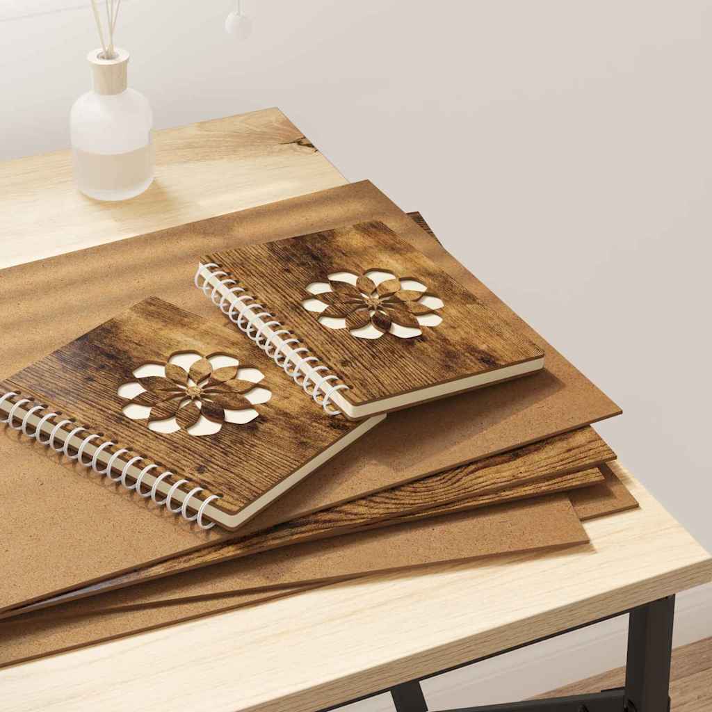 Vidaxl decorpanelen 50 st gerookt eiken 30 x 42 x 0,27 cm bewerkt hout