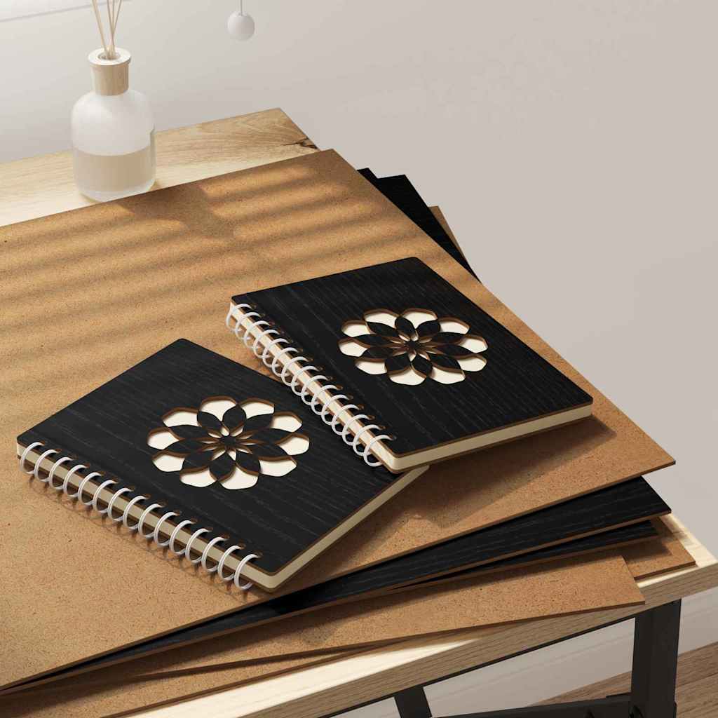 Vidaxl decorpanelen 12 pcs zwart eiken 40 x 60 x 0.27 cm bewerkt hout
