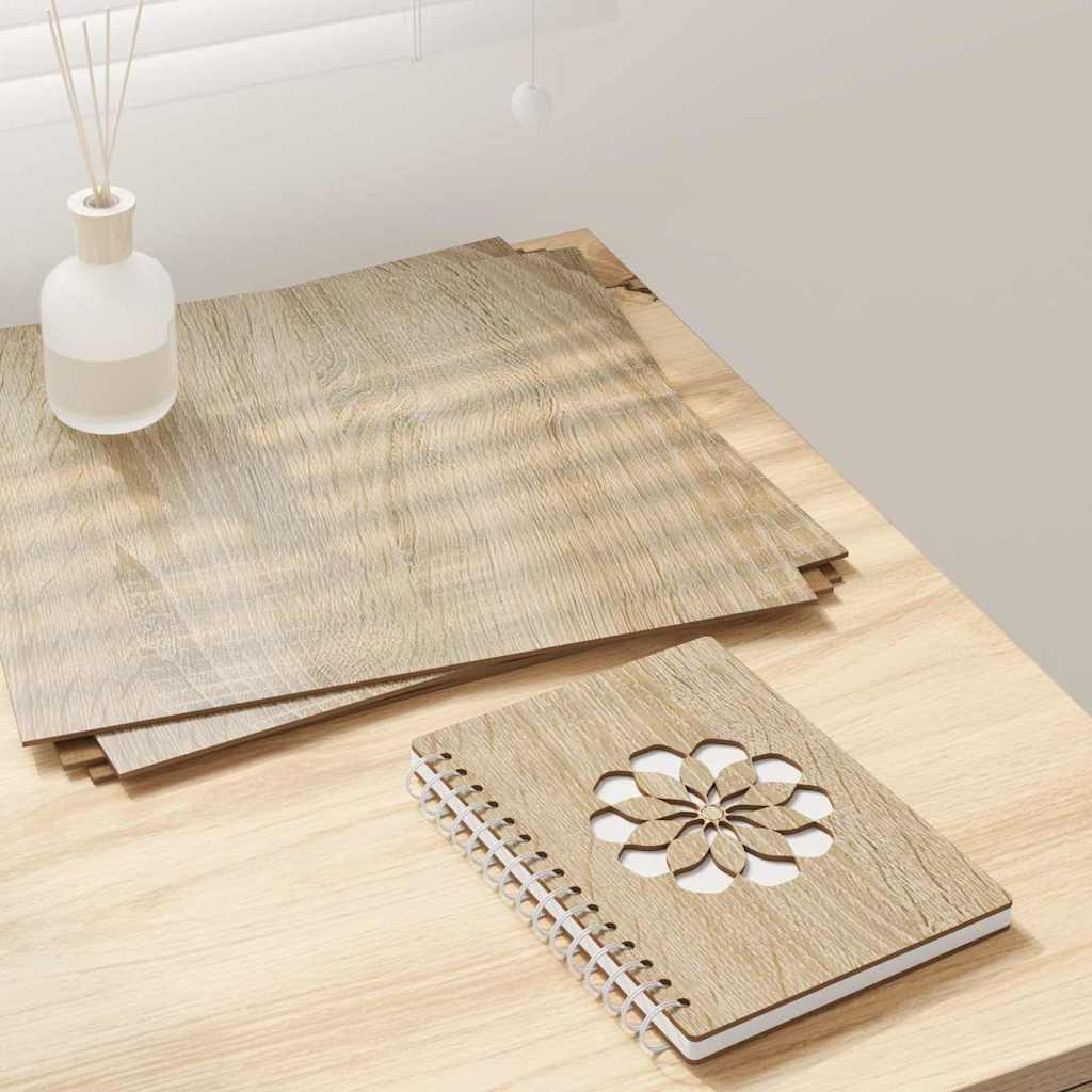 Vidaxl decorpanelen 50 st sonoma eiken 30 x 30 x 0,27 cm bewerkt hout