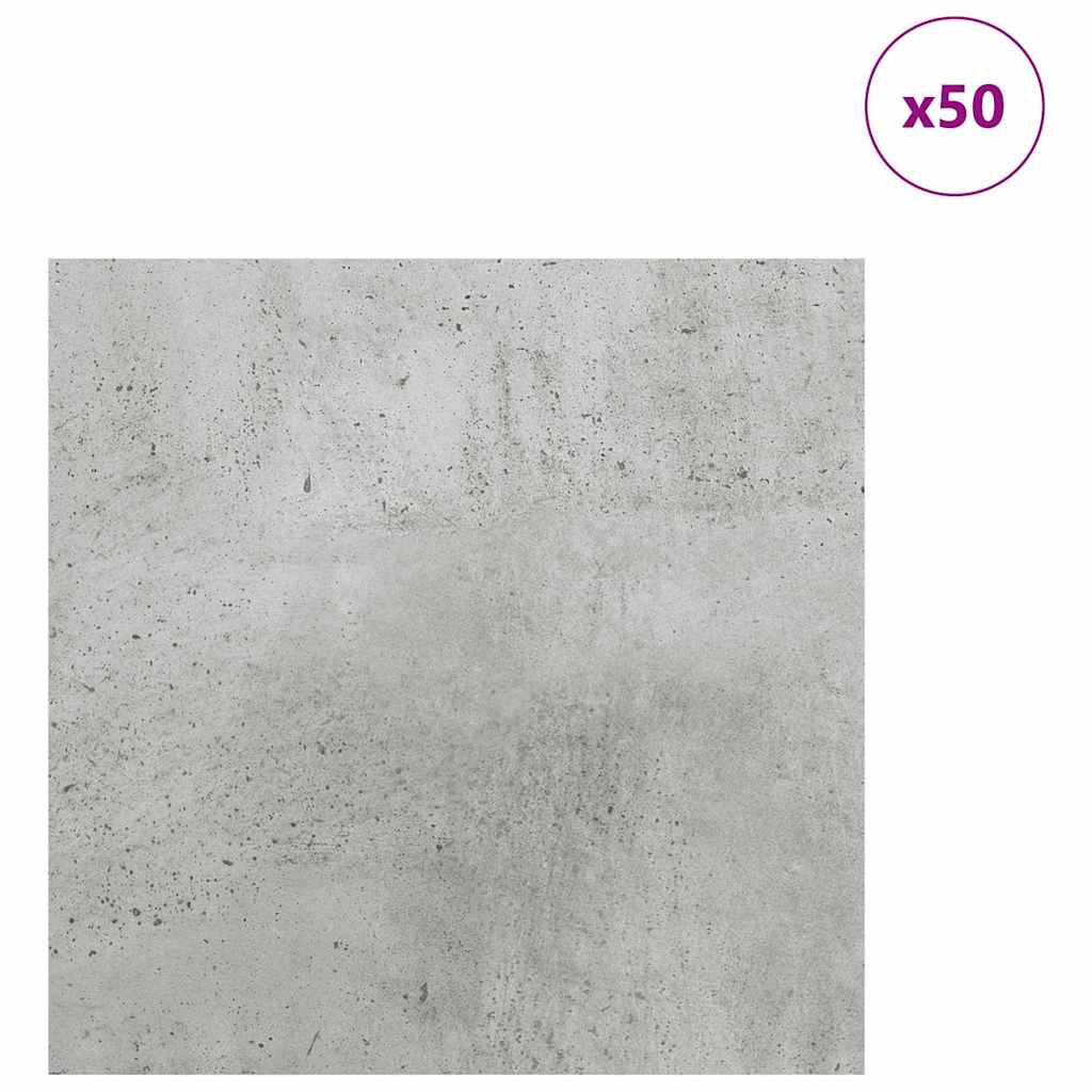 Vidaxl decorpanelen 50 pcs beton grijs 30 x 30 x 0,27 cm bewerkt hout