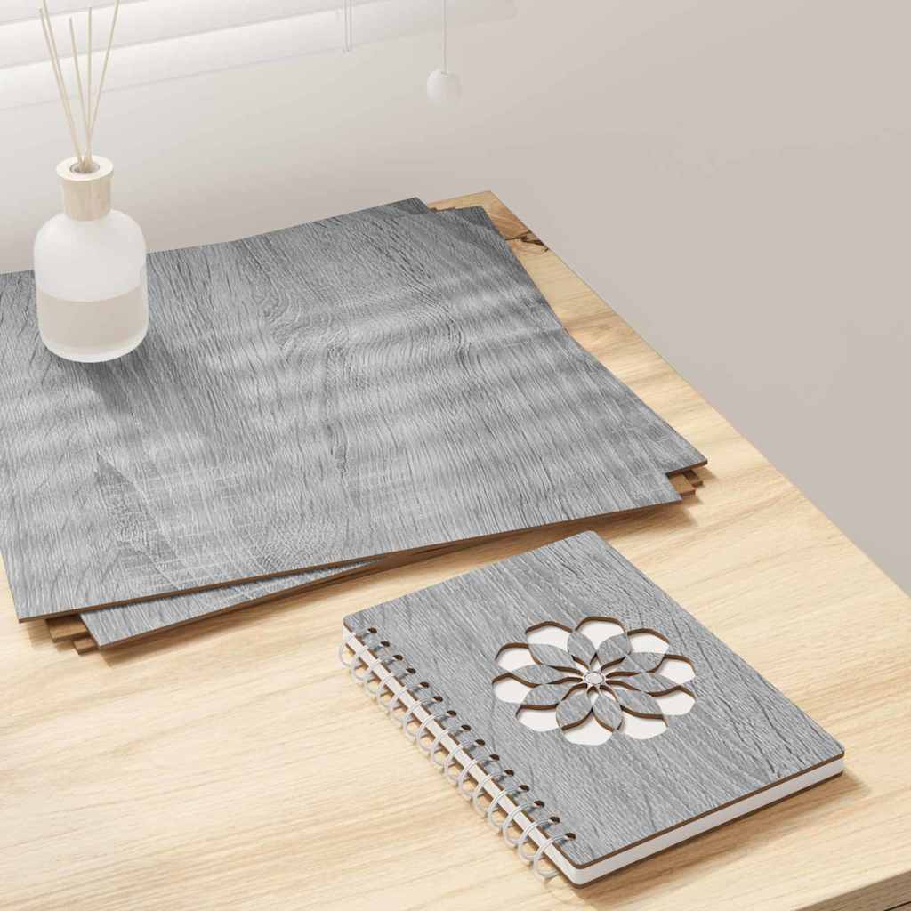 Vidaxl decorpanelen 50 pcs grijs sonoma 30 x 30 x 0,27 cm bewerkt hout