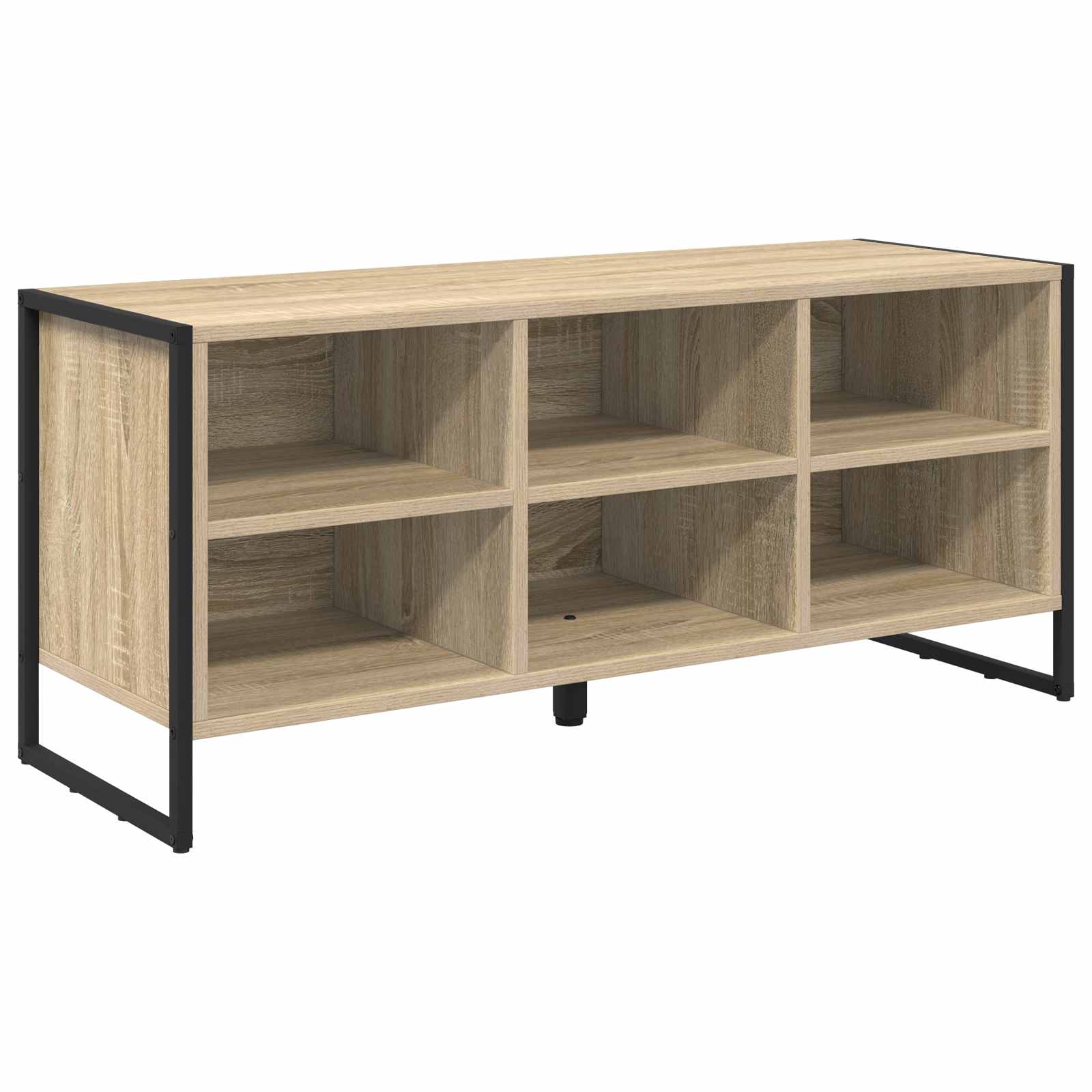 Vidaxl schoenenkast met opslag sonoma 60 x 35 x 44 cm bewerkt hout
