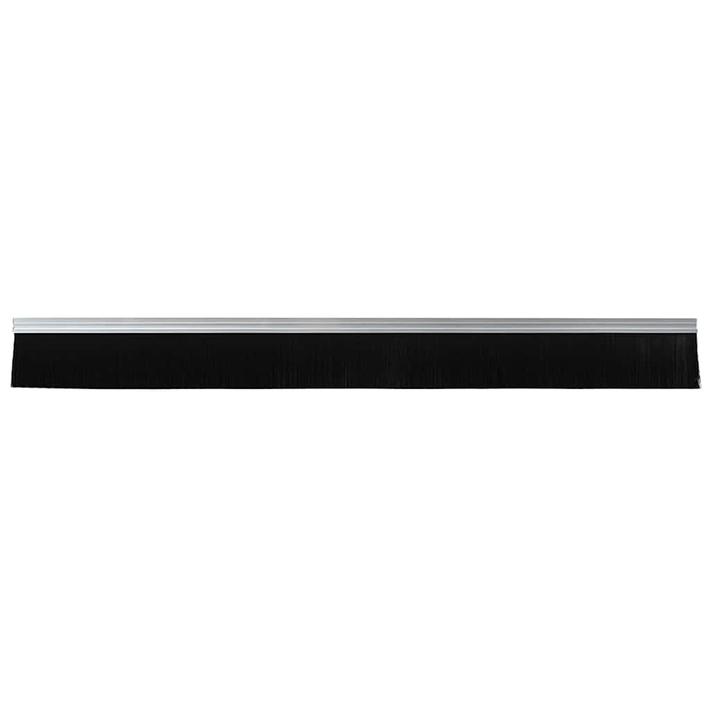 Vidaxl zelfklevende deurborstels 6 pcs zilver 100 cm