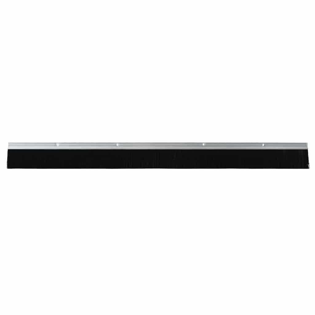 Vidaxl schroefbare deurborstelafsluitingen 6 pcs zilver 100 cm