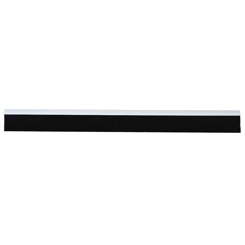 Vidaxl zelfklevende deurborstels 2 pcs wit 100 cm aluminium legering