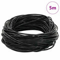 Vidaxl leren koord zwart ø1 mm x 5 m leer
