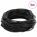 Vidaxl leren koord zwart ø2 mm x 5 m leer