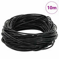 Vidaxl leren koord zwart ø2 mm x 10 m leer