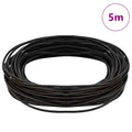 Vidaxl leren koord donkerbruin ø1,5 mm x 5 m leer