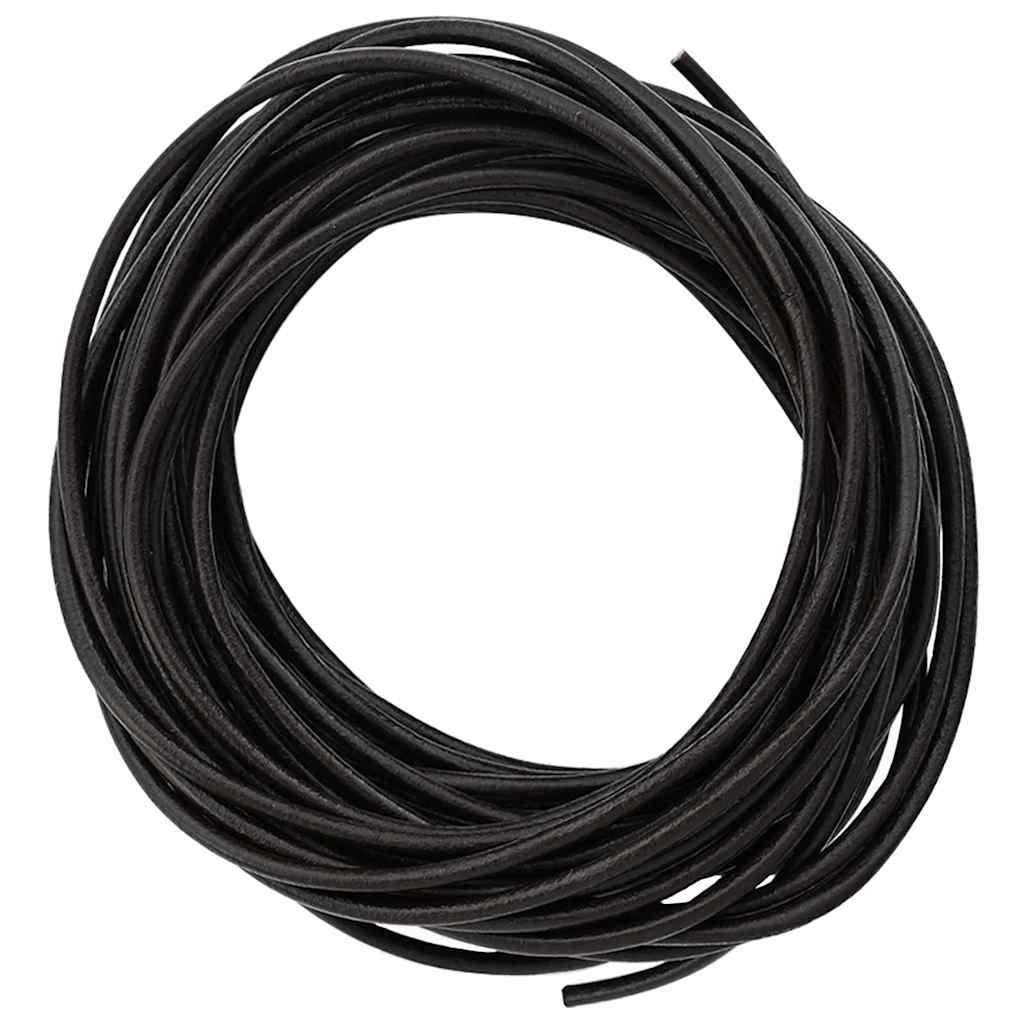Vidaxl leren koord donkerbruin ø3 mm x 10 m leer
