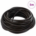 Vidaxl leren koord donkerbruin ø5 mm x 5 m leer