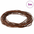 Vidaxl leren koord licht bruin ø1 mm x 5 m leer