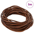 Vidaxl leren koord licht bruin ø3 mm x 5 m leer